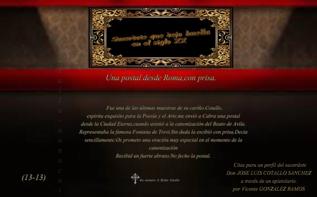 Una postal desde Roma,con prisa.